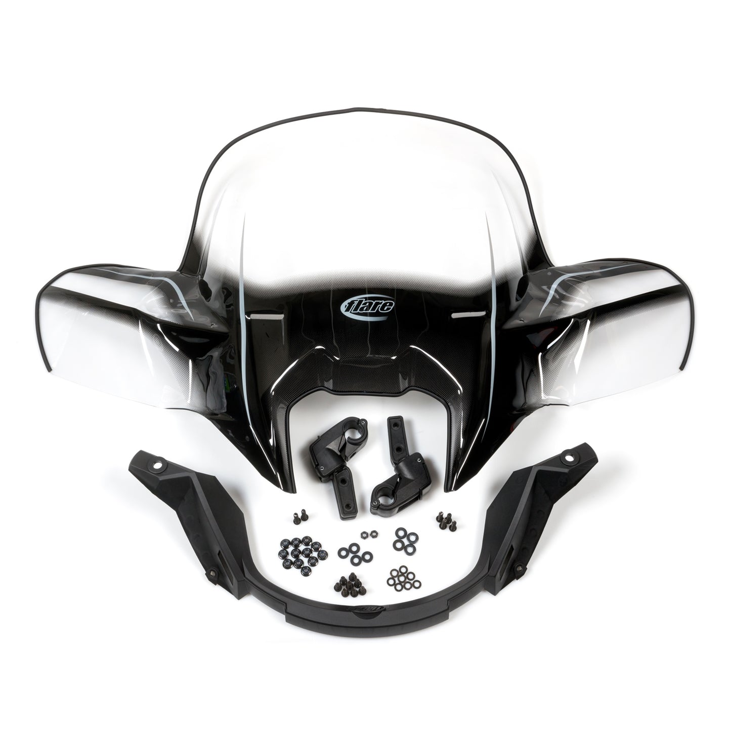 Kimpex 479801 Fixed Clear and Black Windshield for Polaris Sportsman