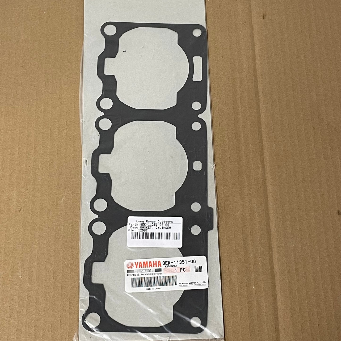 Yamaha 8EK-11351-00-00 Cylinder Gasket