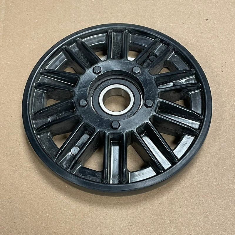 Polaris 1590434-070 Gloss Black Idler Wheel Assembly 5.62 6004