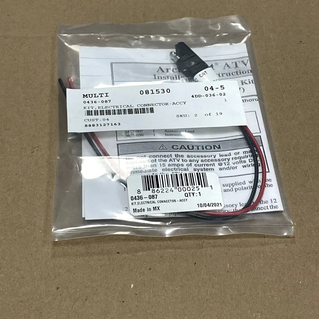 Arctic Cat 0436-087 Electrical Connector Kit