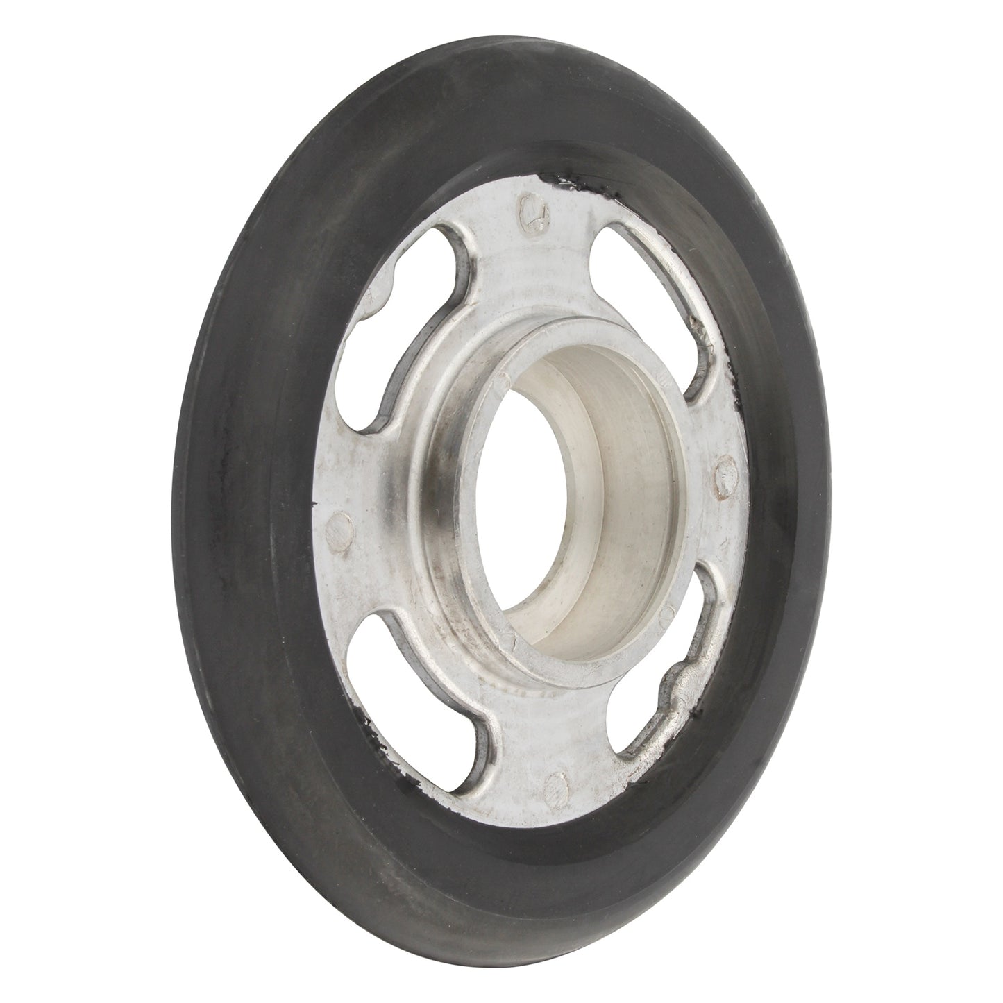 Kimpex 298322 Idler Wheel Aluminum Rubber 6"