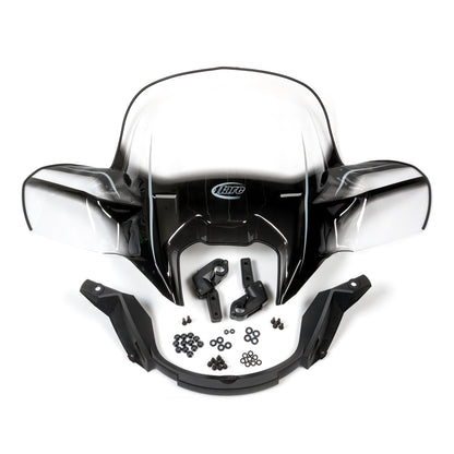 Kimpex 479801 Fixed Clear and Black Windshield for Polaris Sportsman