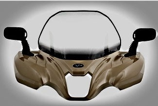 Vipair 51-9008-20-MAT Windshield for Honda Rubicon