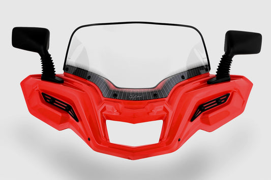 Vipair 51-9154-4570-PS17 Polaris ATV Windshield Indy Red