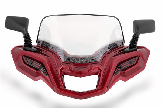 Vipair 51-9159-4570 Polaris Windshield Sunset Red