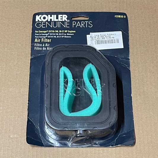 Kohler 32 883 03-S1 Air Filter Kit