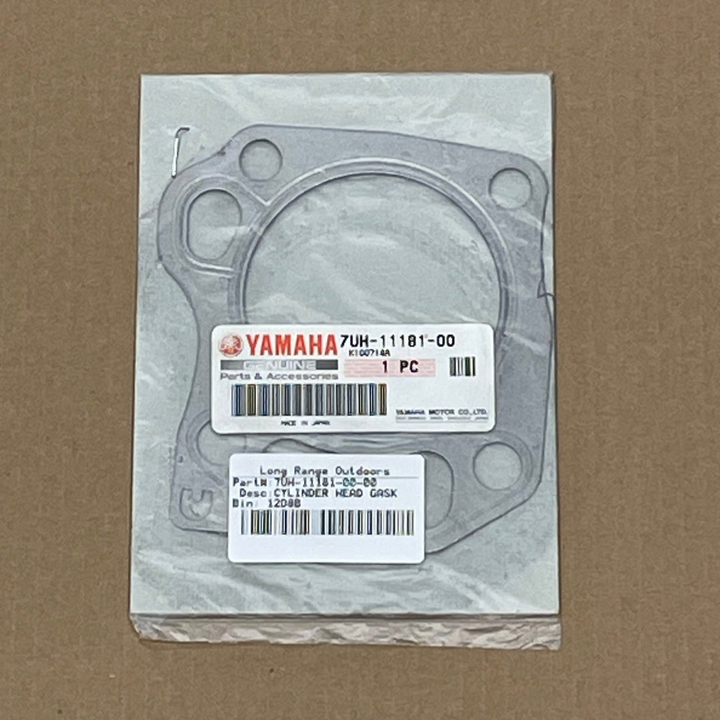 Yamaha 7UH-11181-00-00 Cylinder Head Gasket