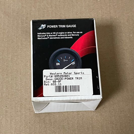 Mercury Marine 895292A01 Power Trim Gauge