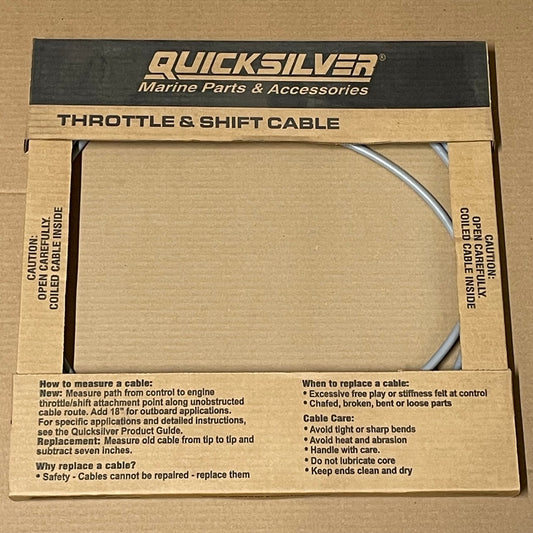 Mercury Marine 8M0082488 Quicksilver Throttle and Shift Cable 15'