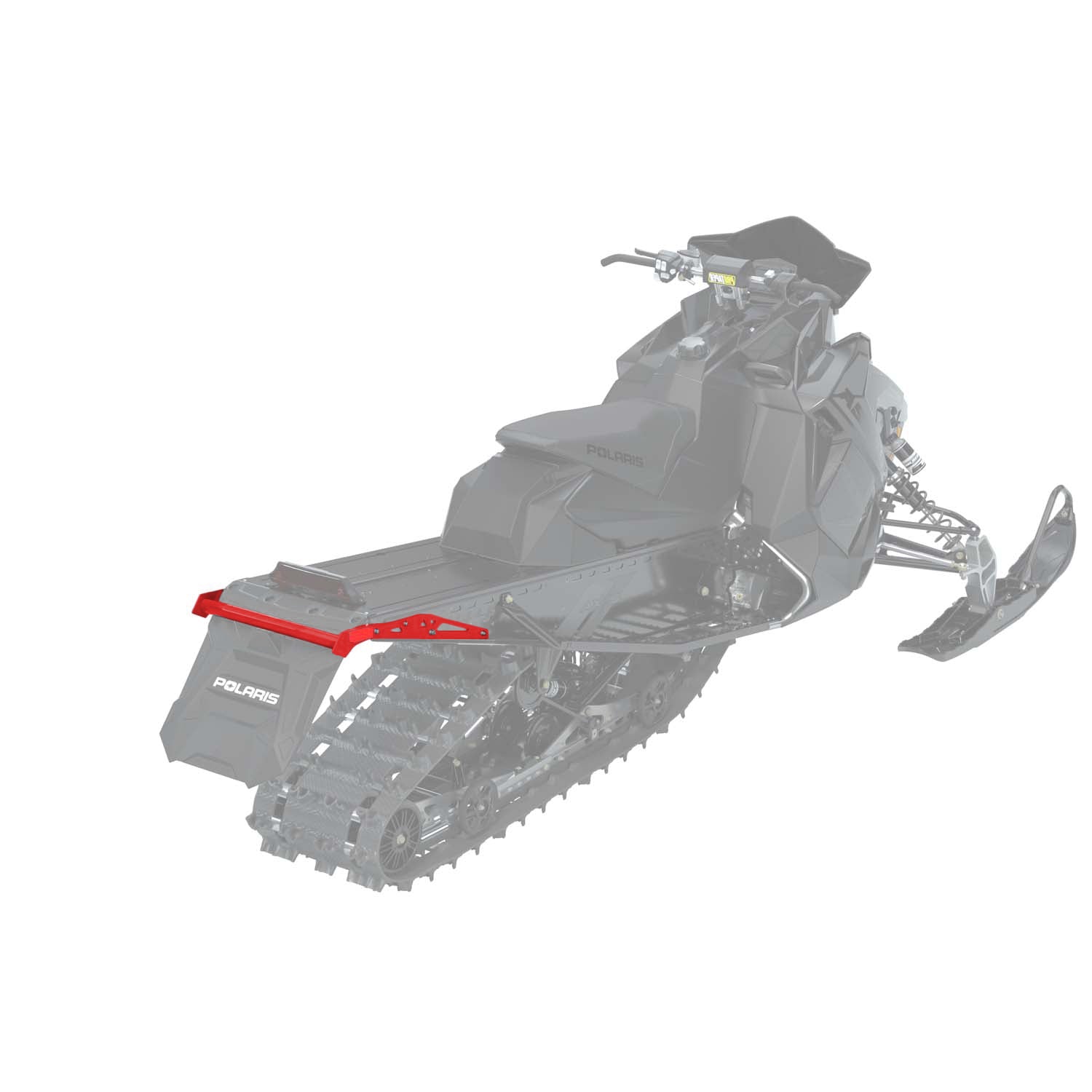 Polaris 2881941-293 Indy Red Elite Rear Bumper
