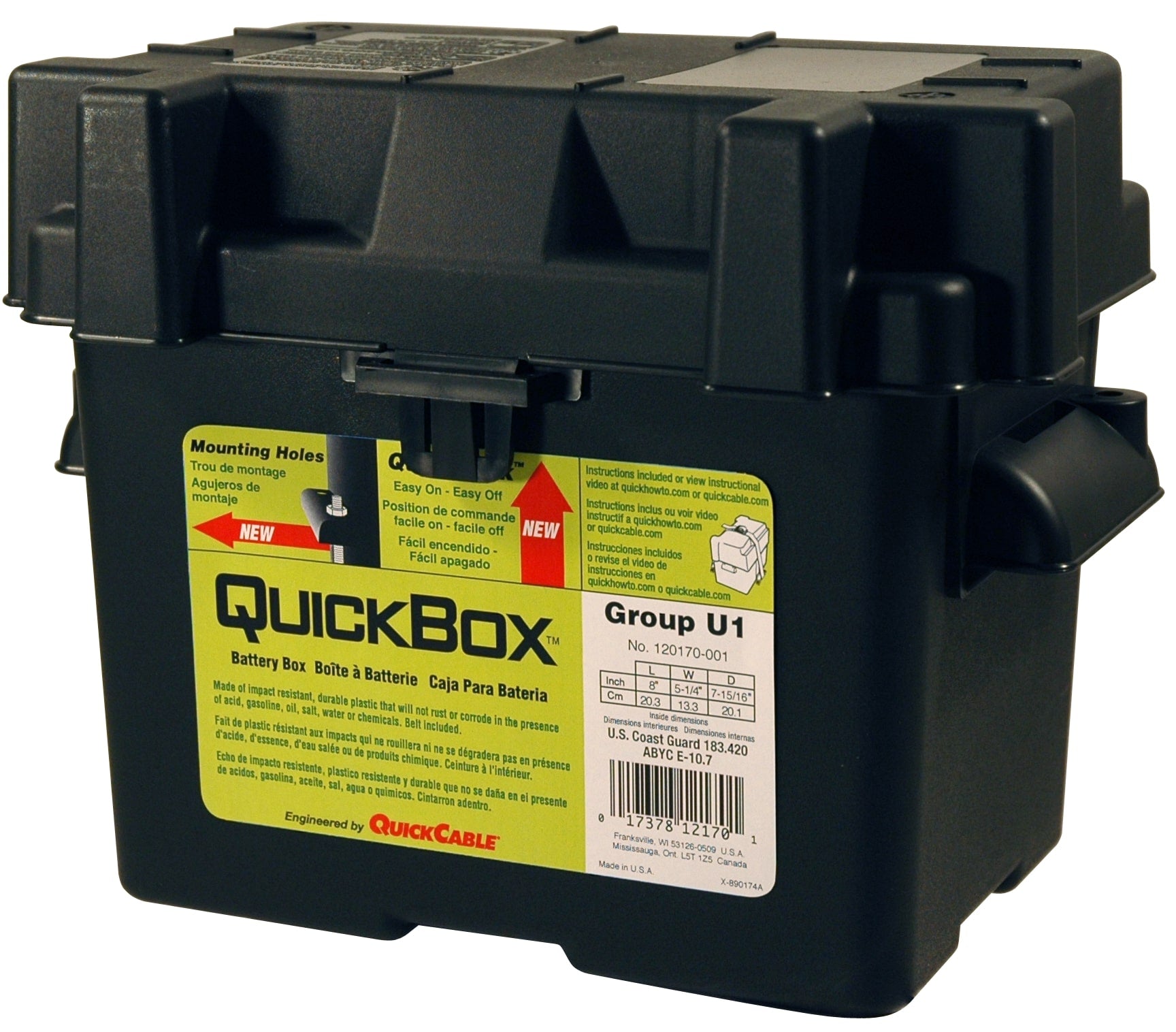 QuickCable 120170-001 Standard Battery Box